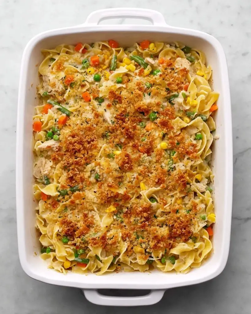 Creamy Chicken Noodle Casserole Recipe