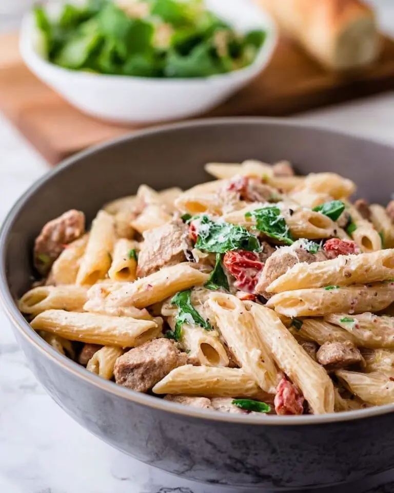 Creamy Sun-Dried Tomato Chicken Pasta Recipe