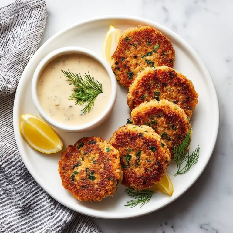 Salmon Patties with Lemon and Dill Recipe