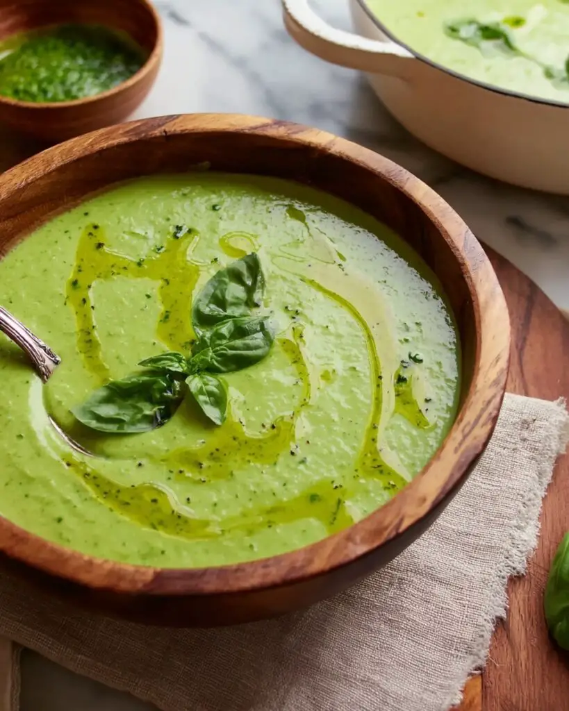Fresh Zucchini Basil Soup Recipe
