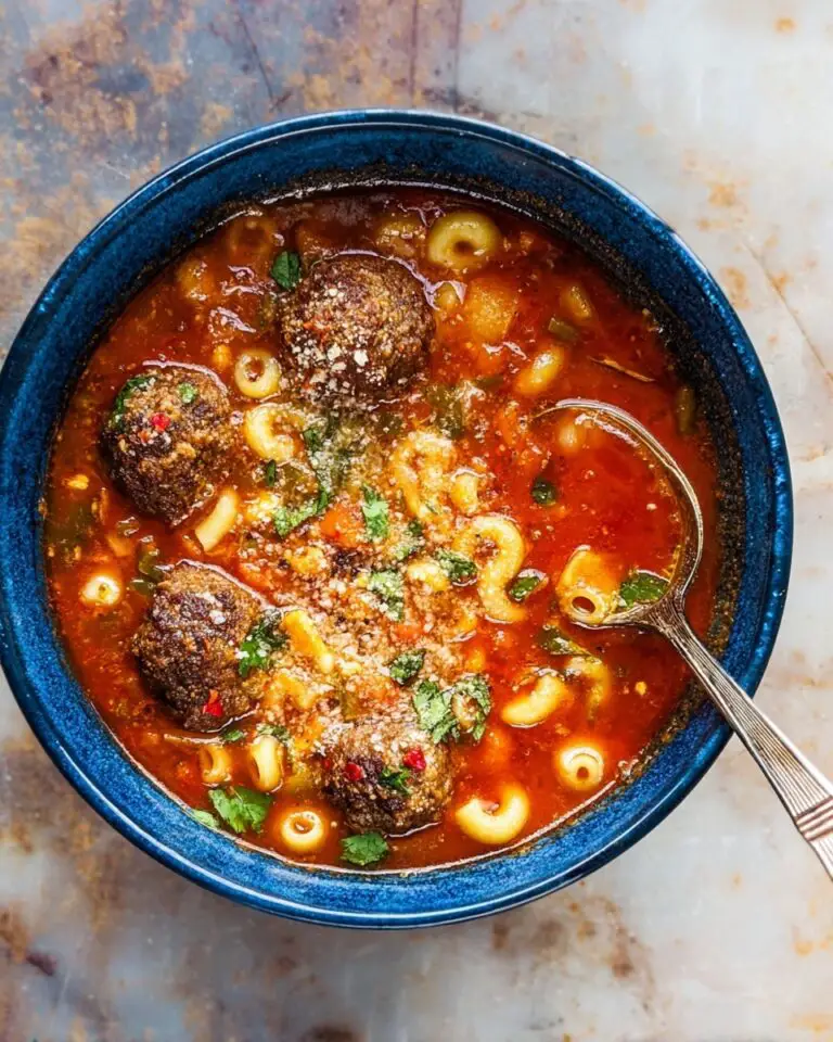 Quick and Hearty Meatball Soup Recipe