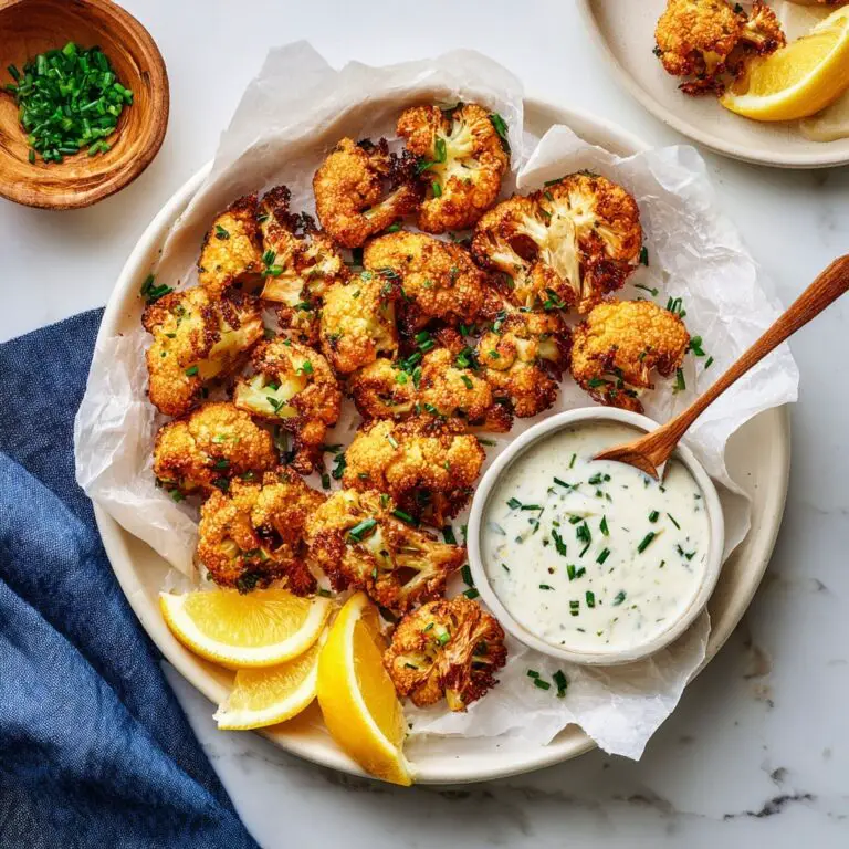 Crispy Air Fryer Cauliflower Bites Recipe