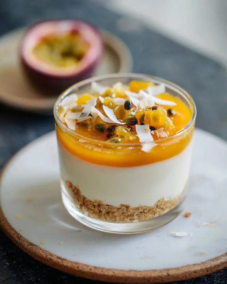 Tropical Coconut Mango Passion Fruit Trifle Recipe