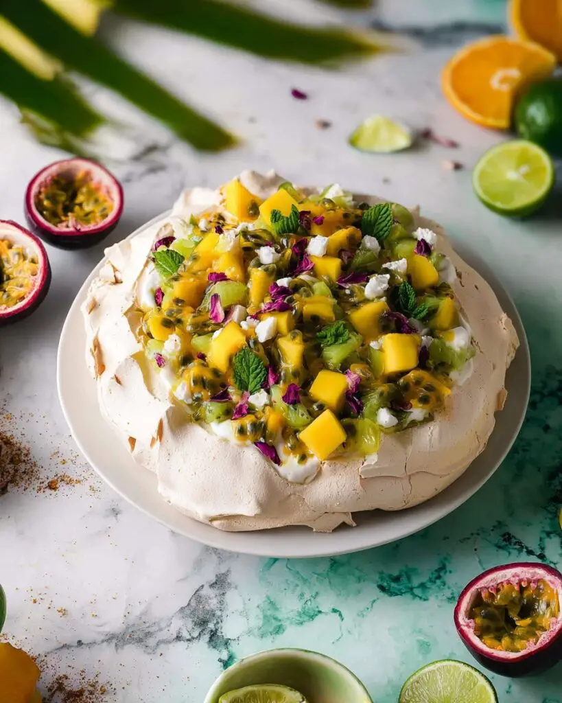 Tropical Mango Pavlova Recipe