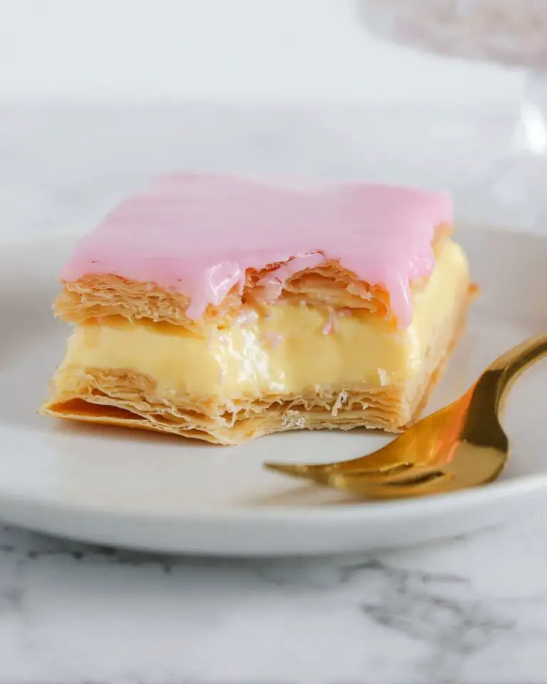 Easy Vanilla Custard Slice Recipe