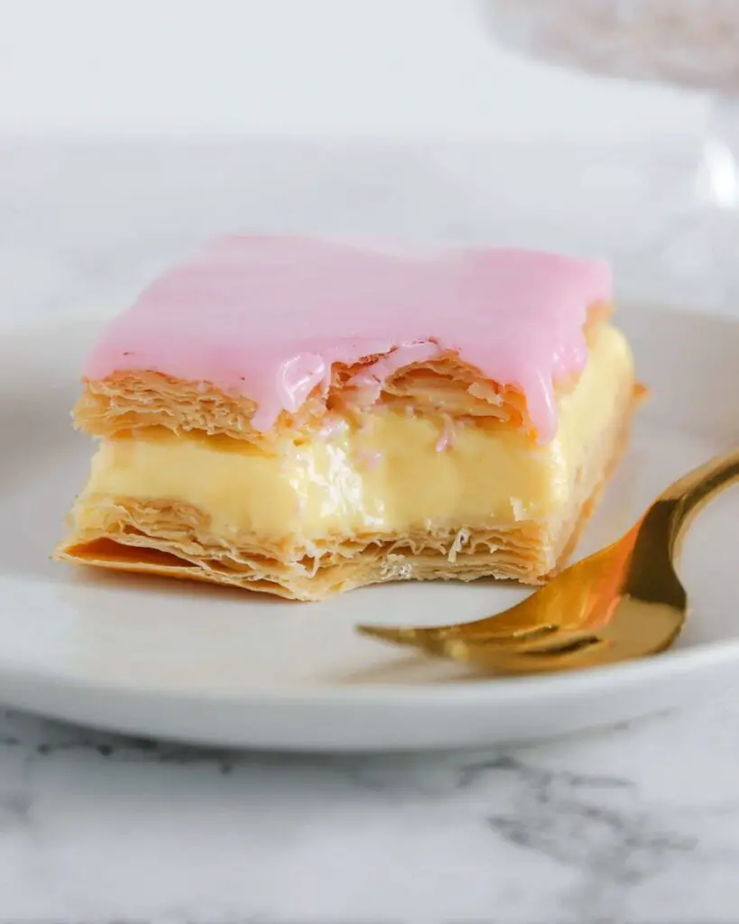 Easy Vanilla Custard Slice Recipe