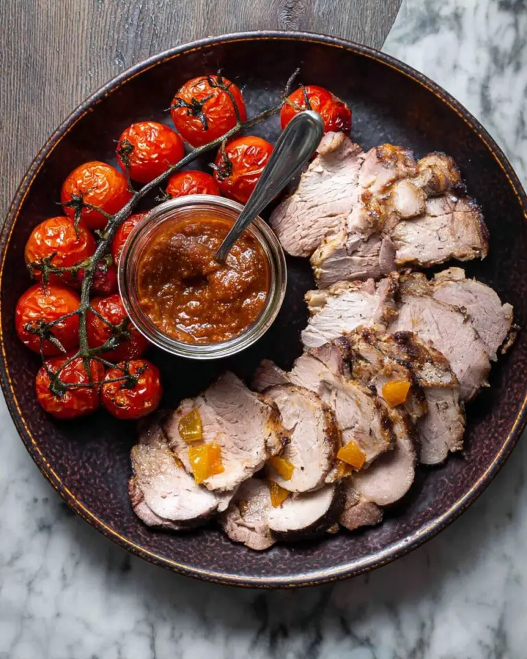 Harissa Stuffed Roast Lamb Shoulder Recipe