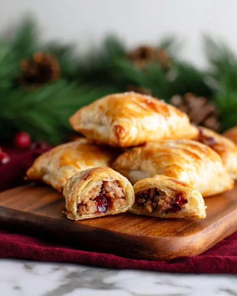 Turkey Cranberry Sausage Rolls Recipe