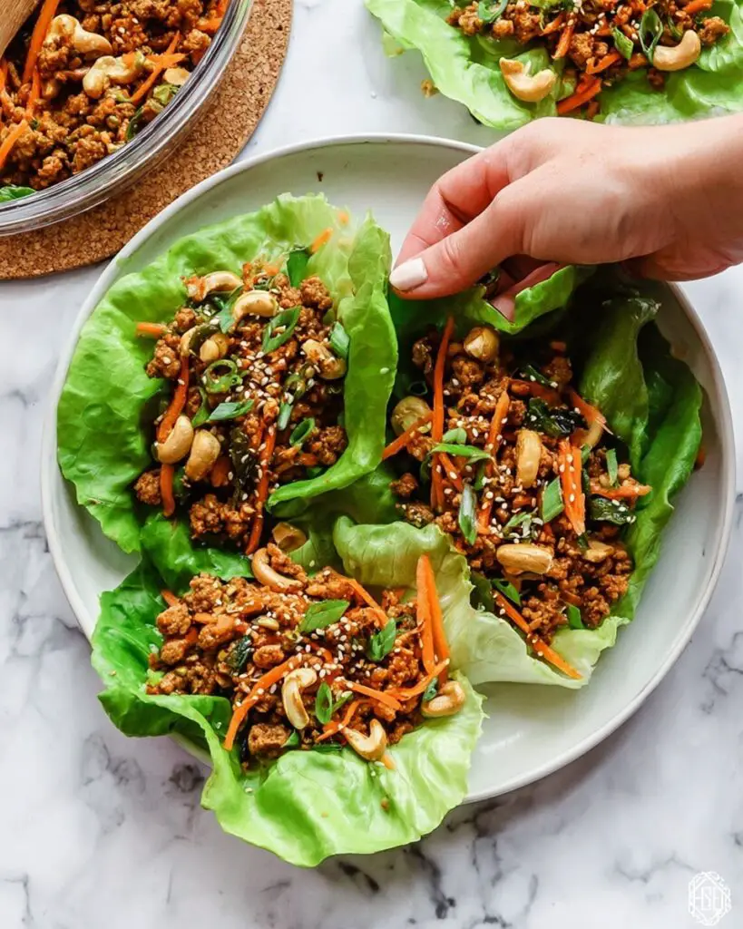 Thai Chicken Lettuce Wraps Recipe