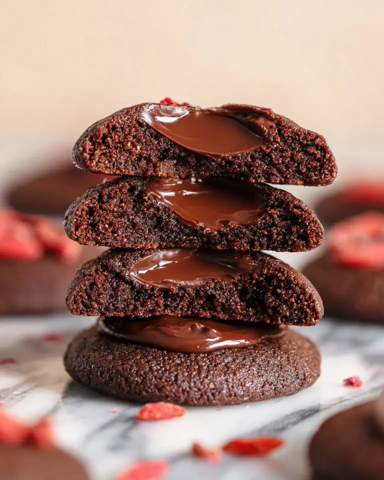 Chocolate Thumbprint Cookies with Chocolate Ganache Recipe