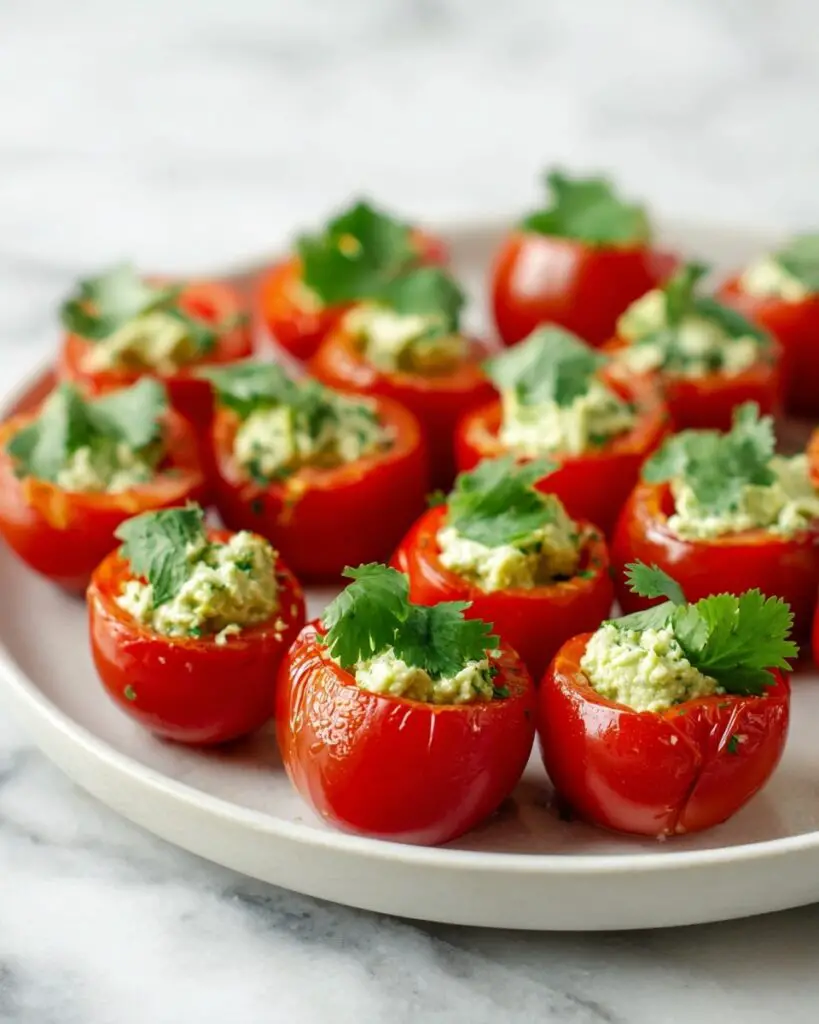 Guacamole Stuffed Cherry Tomatoes Recipe