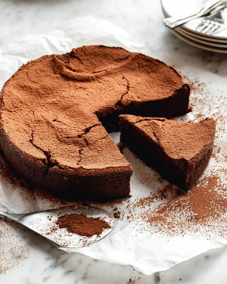 Flourless Chocolate Cake with Espresso Recipe
