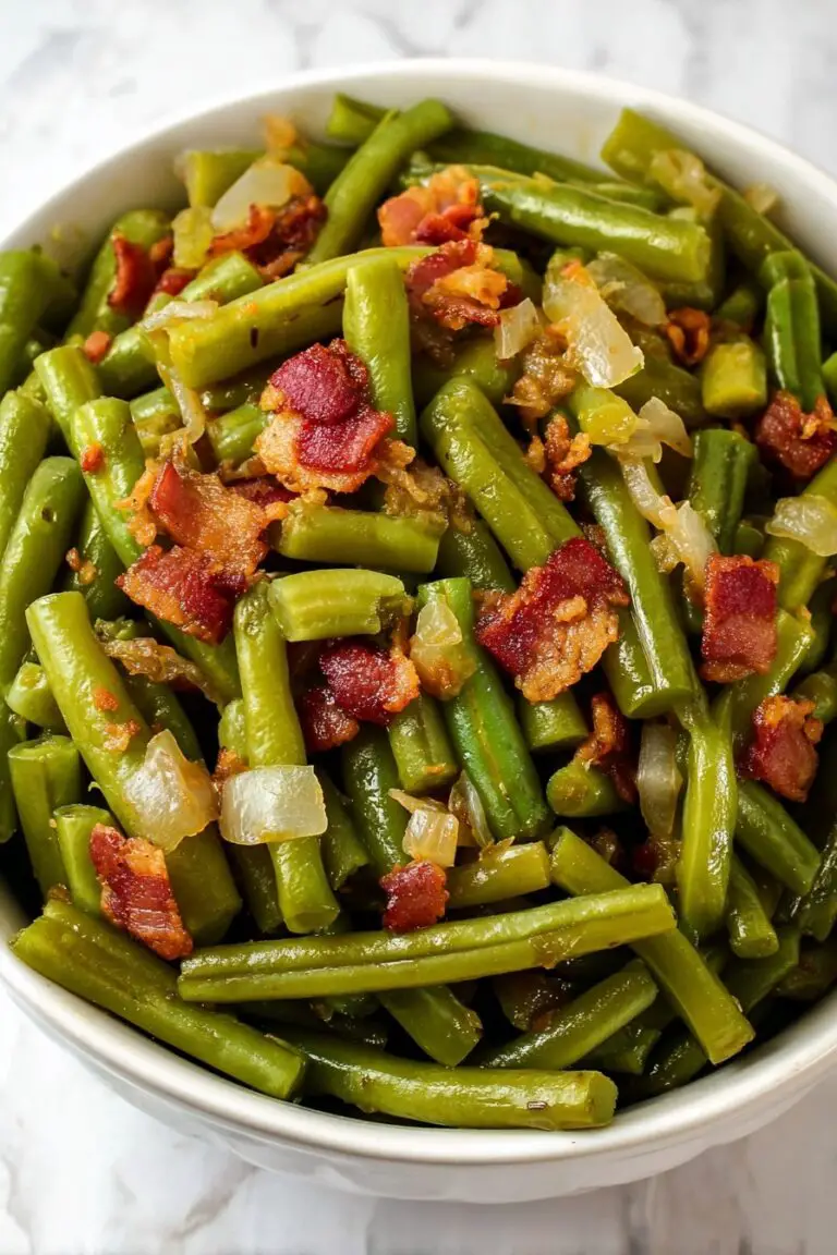 Slow Cooker Green Beans with Bacon Recipe