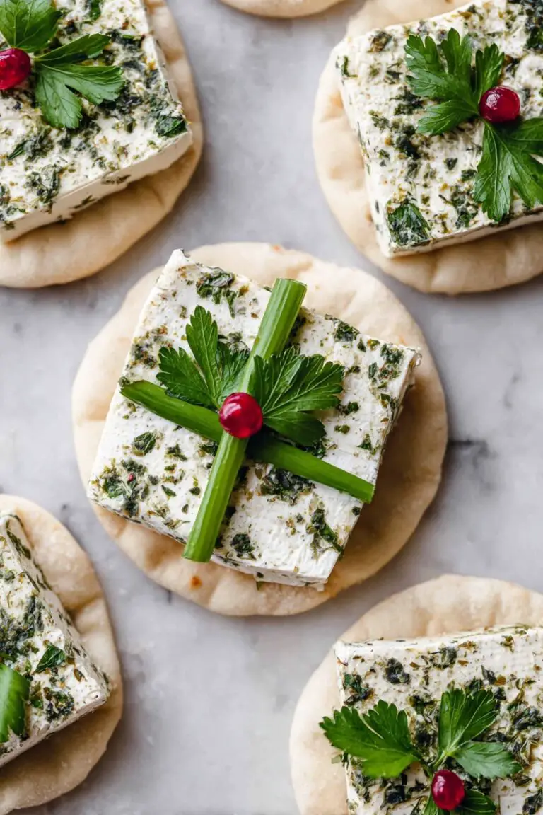 Festive Goat Cheese Christmas Appetizer Bites Recipe