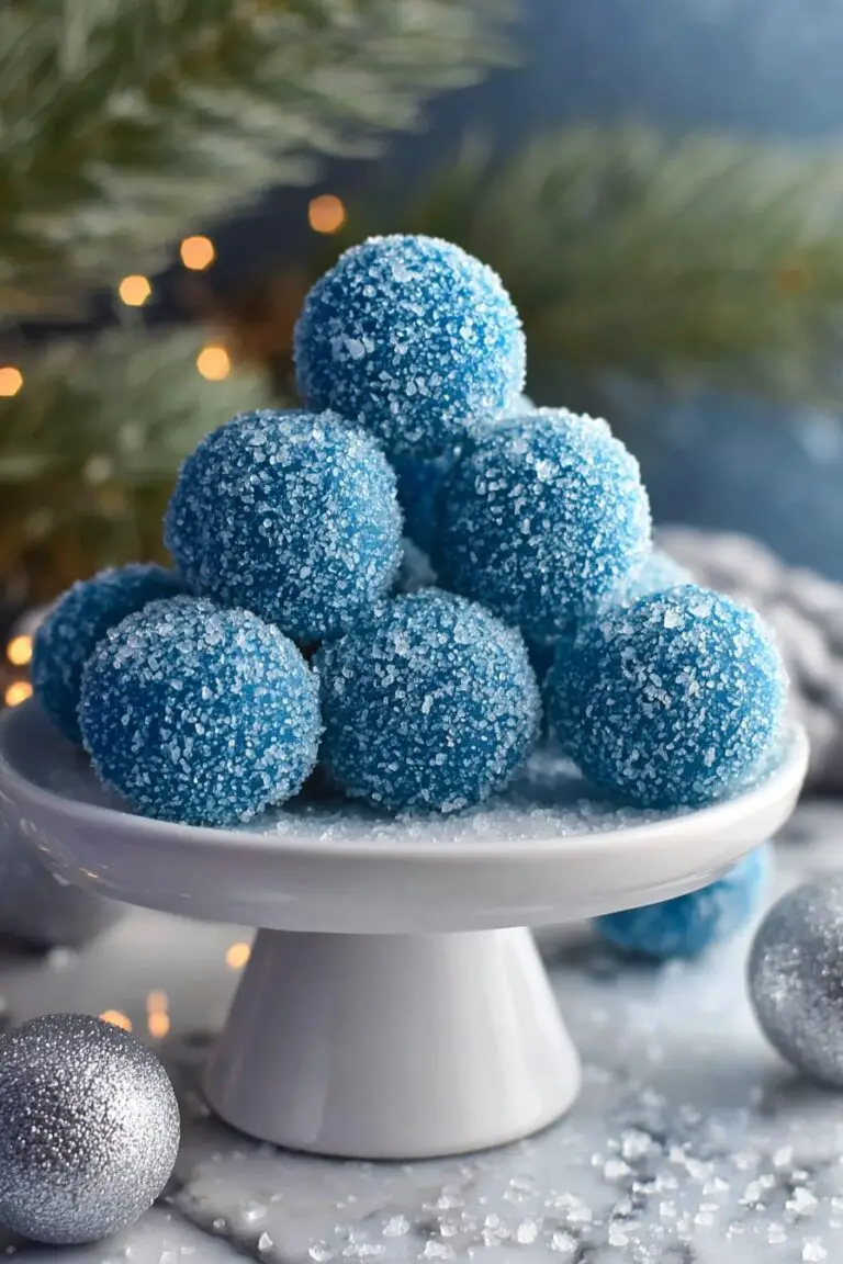 Blue Christmas Chocolate Truffles Recipe