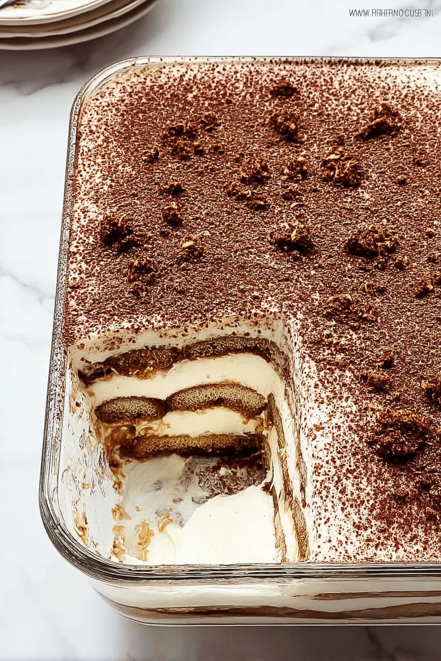 Gingerbread Tiramisu Dessert Recipe - Serving