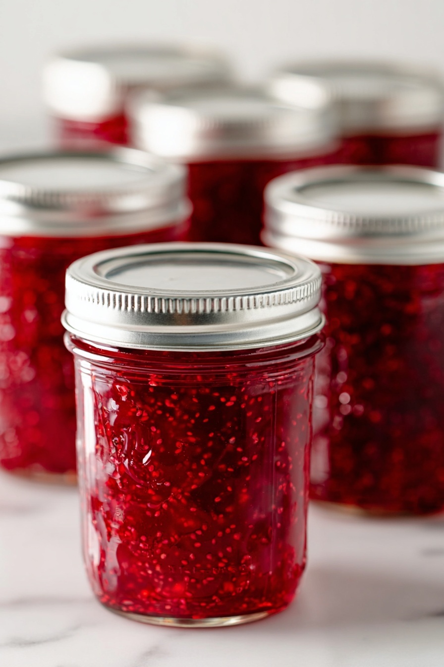 Crockpot Cranberry Strawberry Jam Recipe - Serving