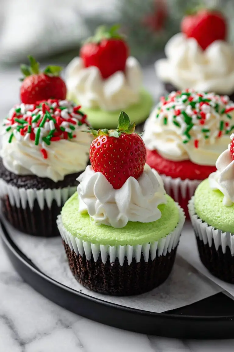 Grinch Mini Cheesecakes Recipe
