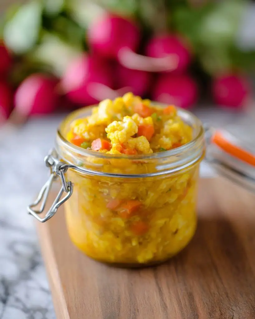 Homemade Piccalilli with Vegetables Recipe