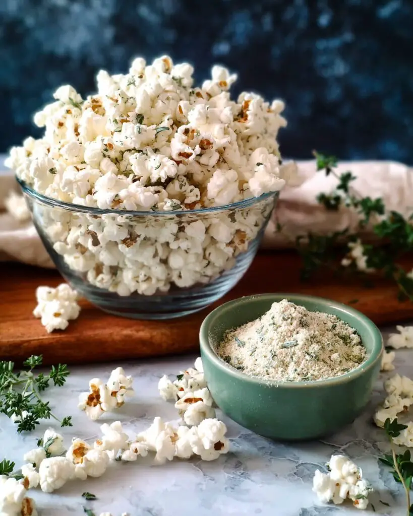 Parmesan Garlic Popcorn Recipe