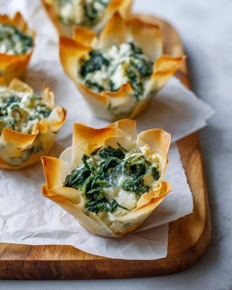 Cheesy Spinach Artichoke Wontons Recipe