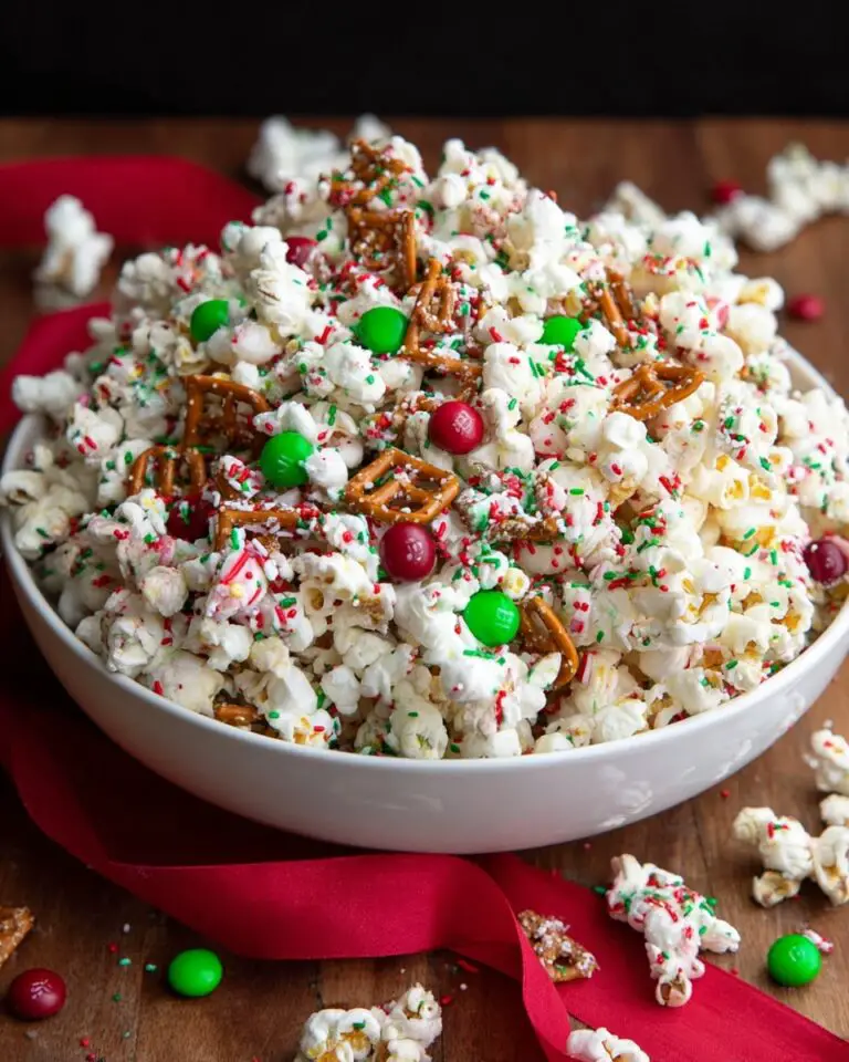 Christmas Crunch Popcorn Recipe
