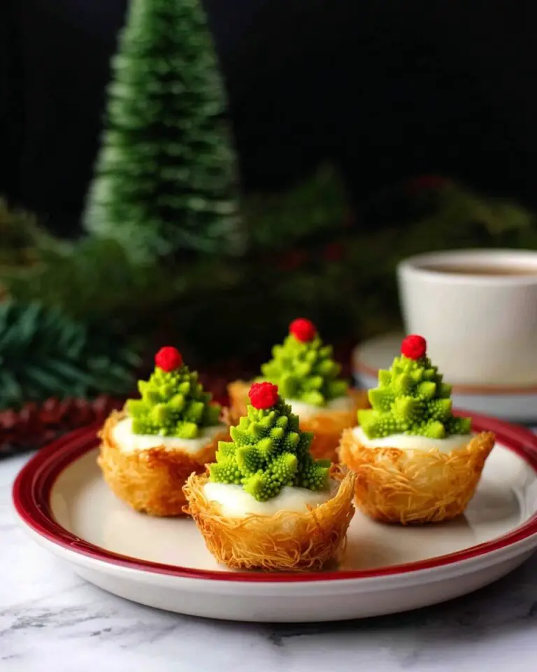 Christmas Tree Mini Quiches with Broccoli and Goat Cheese Recipe