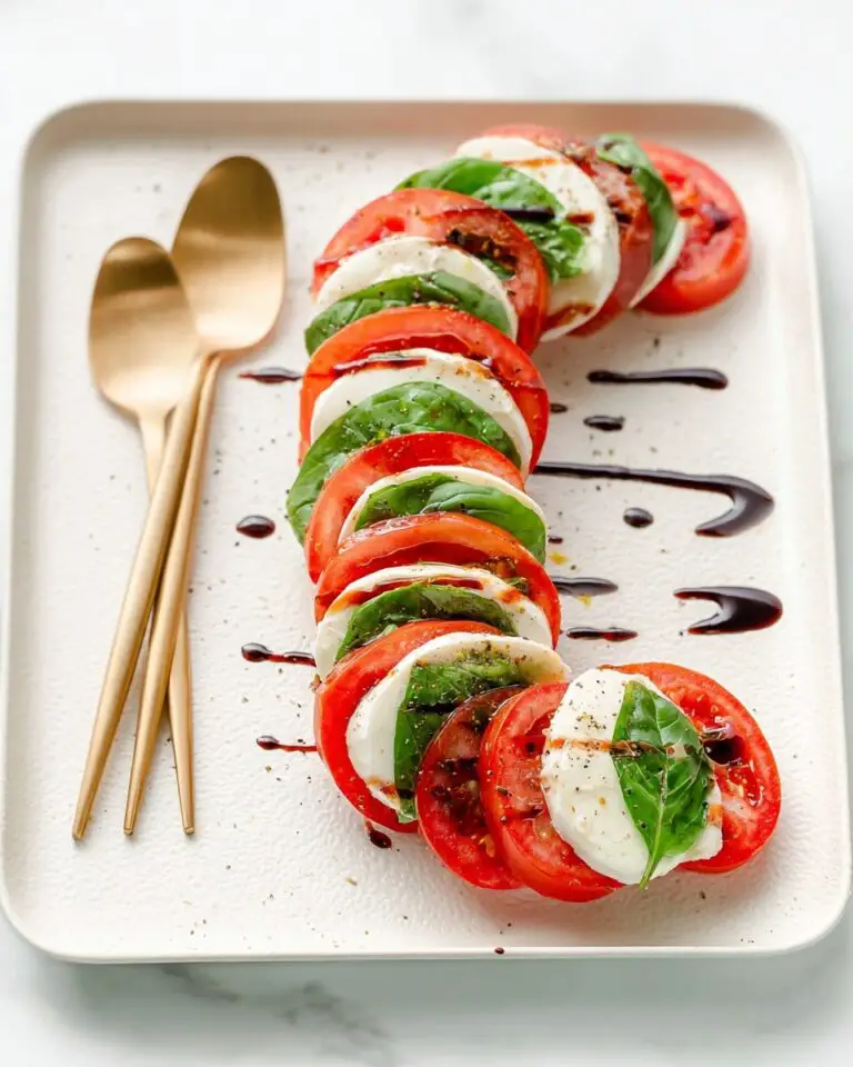 Festive Christmas Caprese Salad Recipe