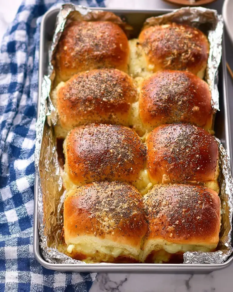 Baked Turkey Cheese Sliders Recipe