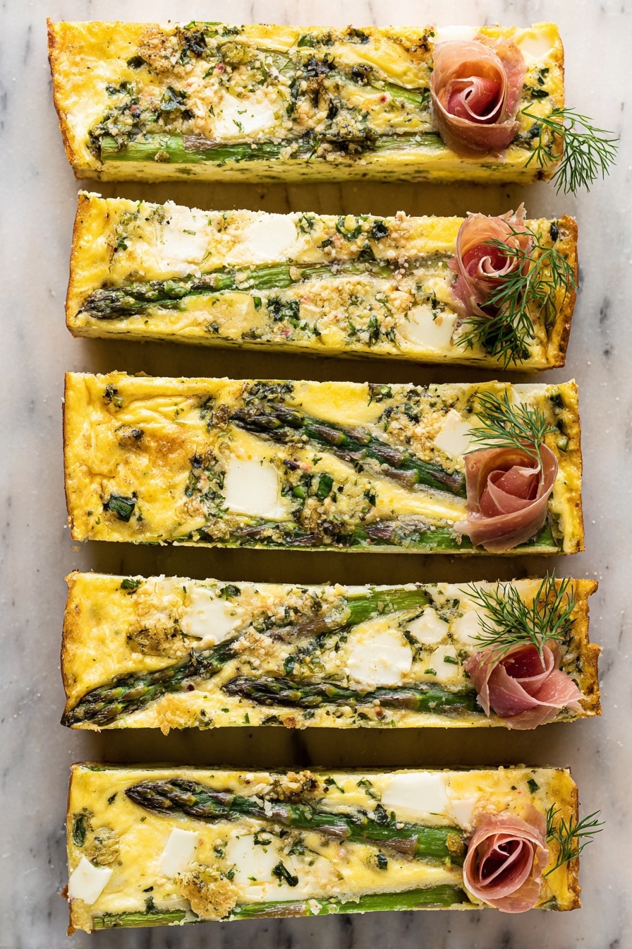 Asparagus Egg Frittata Recipe - Serving