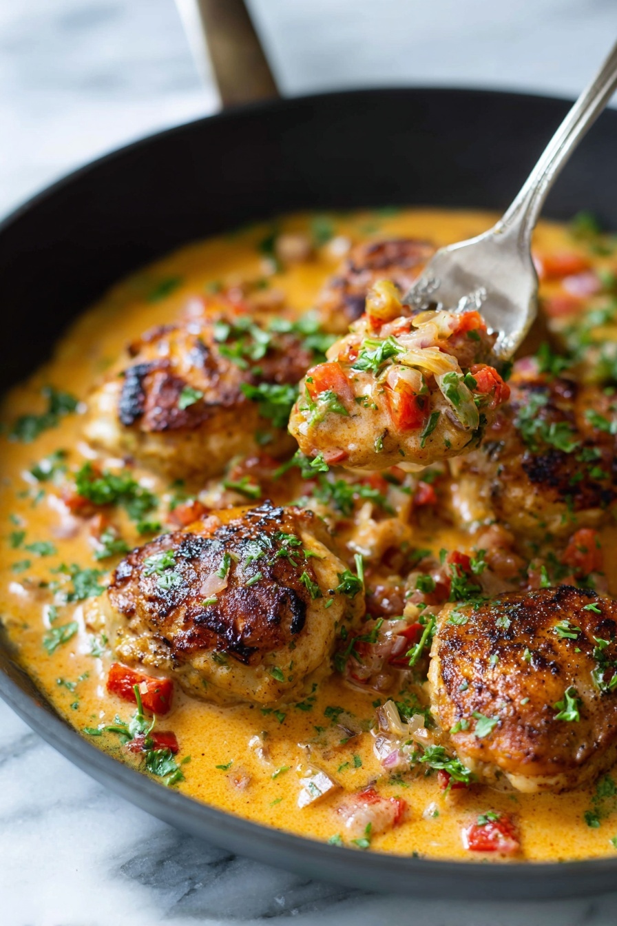 Coconut Milk Chicken Skillet Recipe - Serving