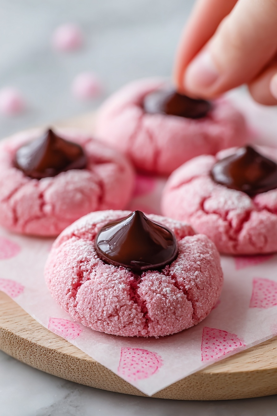 Strawberry Kiss Cookies Recipe - Recipe Step